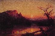 Jasper Francis Cropsey Sunset Eagle Cliff oil on canvas